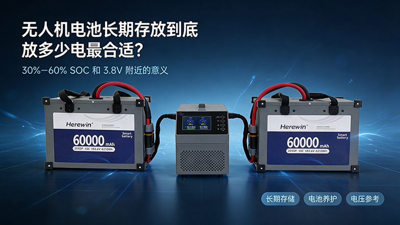 无人机电池长期存放到底放多少电最合适？30%-60% SOC和3.8V附近的意义